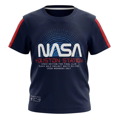 NASA Space Center Kinder Jungen kurzarm T-Shirt Shirt 104-128 100% Baumwolle - WS-Trend.de