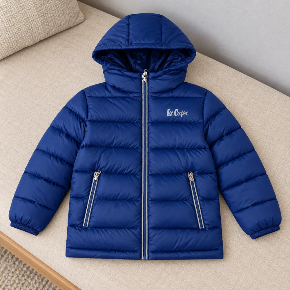 Lee Cooper Kinder Jungen Winterjacke Jacke mit Kapuze Parka Gr. 104-164 - WS-Trend.de