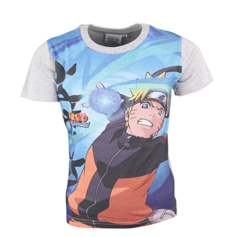 Anime Naruto Shippuden T-Shirt Kurzarm Kinder Jungen Shirt Gr.116 - WS-Trend.de
