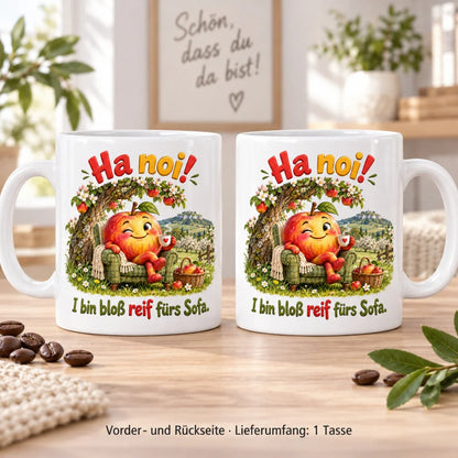 WS-Trend Streuobst Apfel Tasse Schwaben Spruch Keramik 330 ml Geschenk - WS-Trend.de