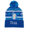 Disney Die Eiskönigin Elsa Bommelmütze für Kinder, Blau, 52 oder 54 cm