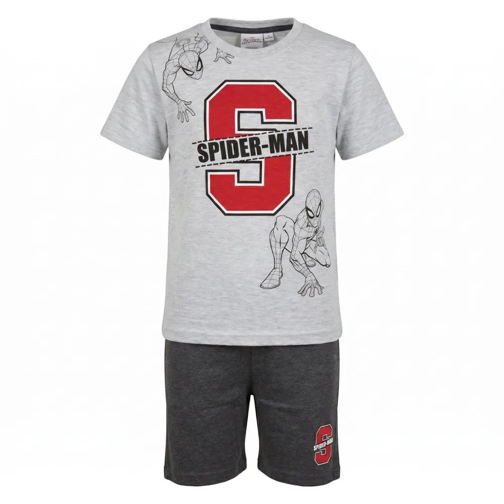 Marvel Spiderman Kinder Schlafanzug Pyjama kurz Nachtwäsche 104 - 134 Baumwolle - WS-Trend.de