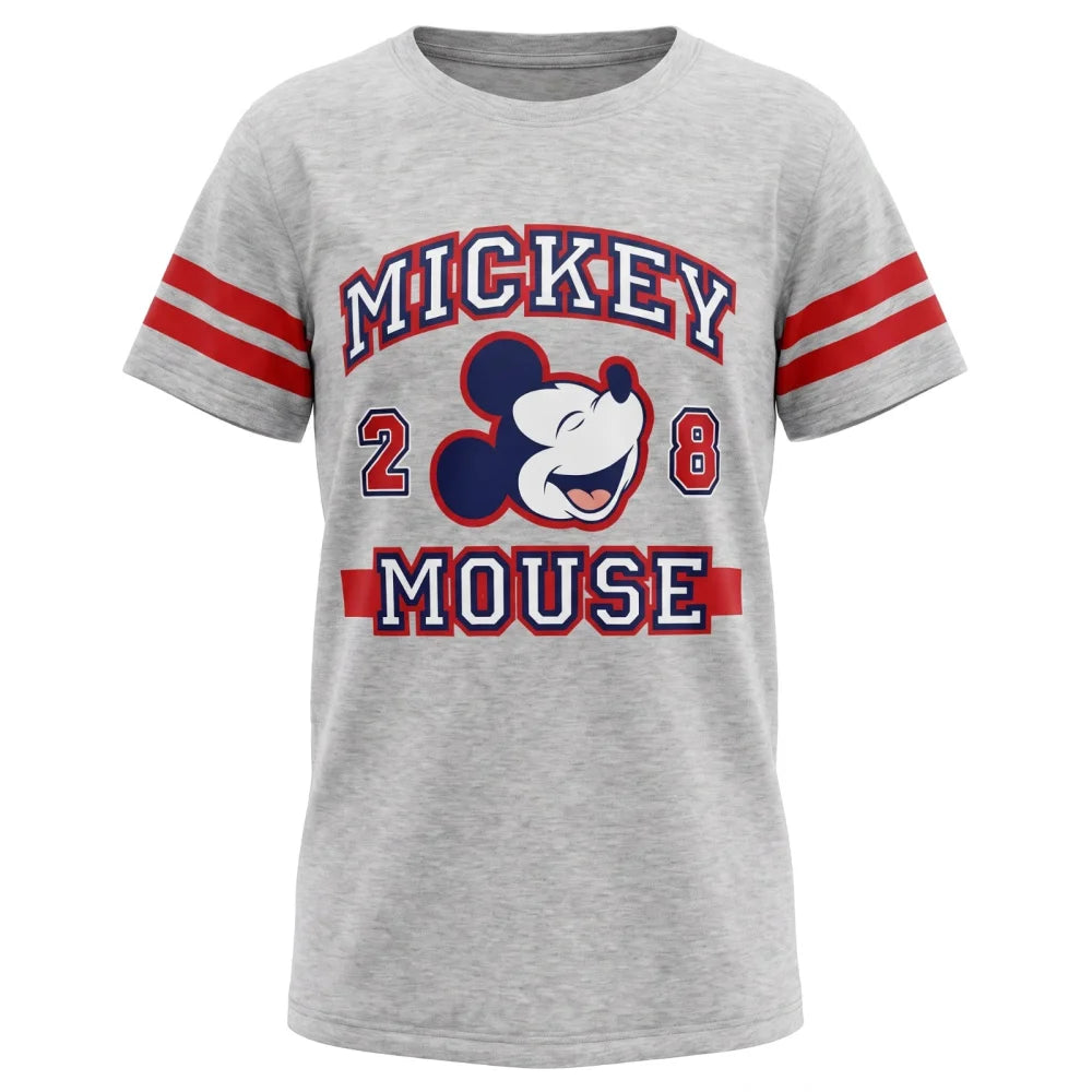 Schlafanzug Disney Mickey Maus Damen kurzarm Schlafshirt Nachthemd XS-M - WS-Trend.de