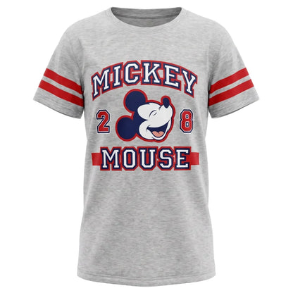 Schlafanzug Disney Mickey Maus Damen kurzarm Schlafshirt Nachthemd XS-M - WS-Trend.de