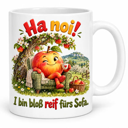 WS-Trend Streuobst Apfel Tasse Schwaben Spruch Keramik 330 ml Geschenk - WS-Trend.de