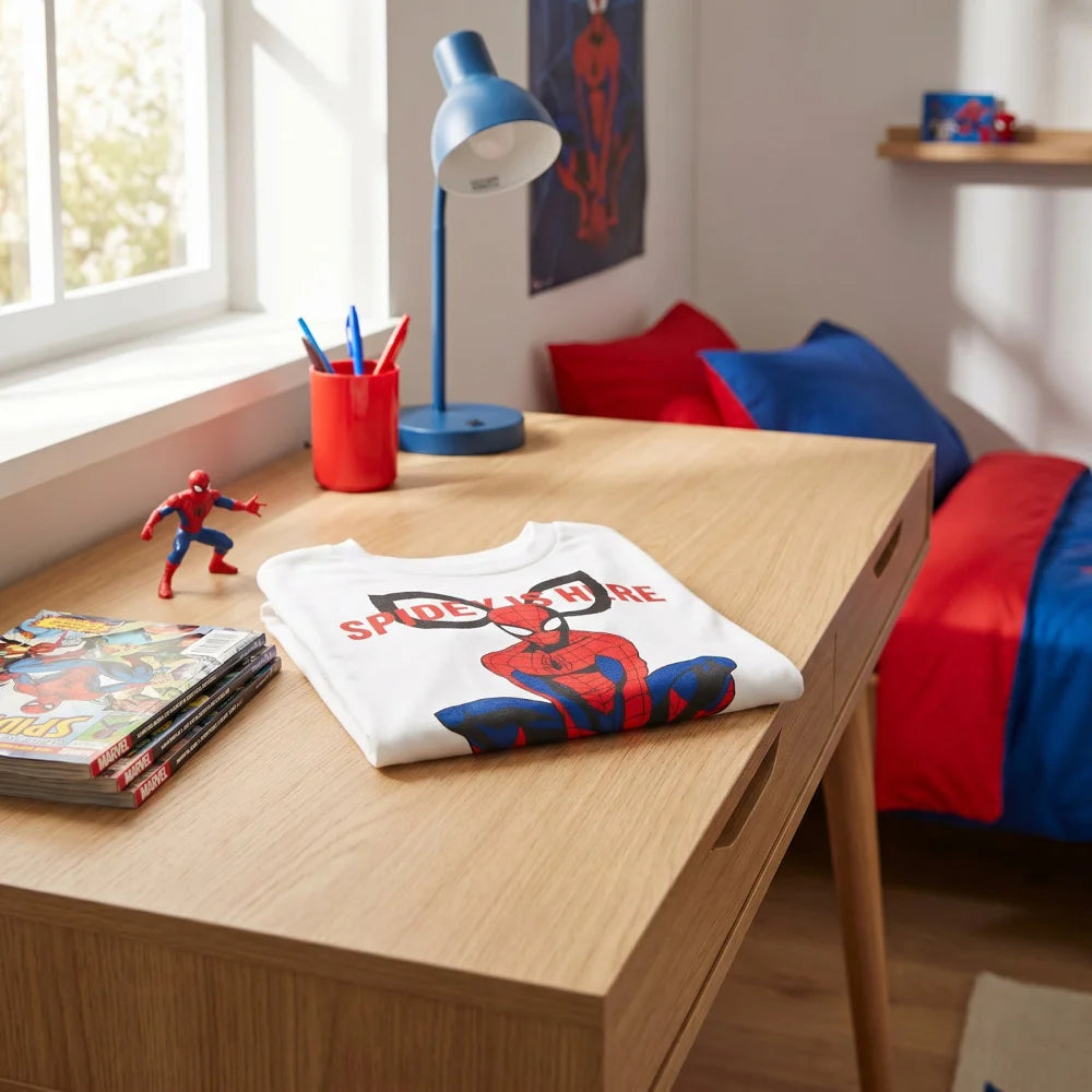 Marvel Spiderman Jungen Kinder Langarmshirt Shirt Gr. 98-128 -100% Baumwolle - WS-Trend.de