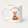 Anti-Stress-Tasse Fuchs Aquarell 325 ml Keramik Geschenk