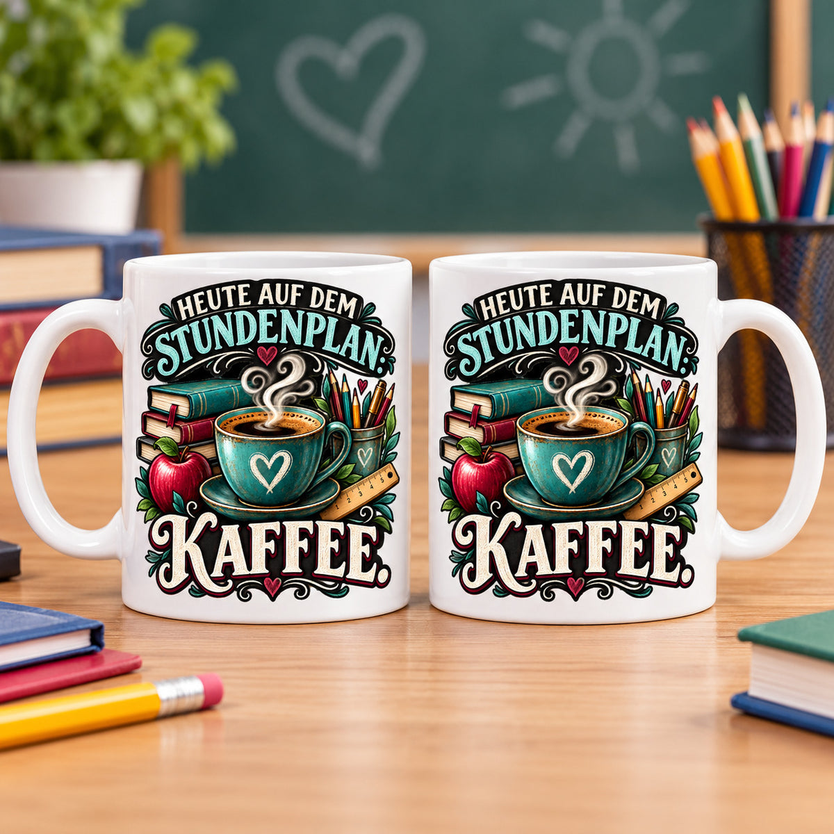 Lehrer Tasse Keramik 330 ml Geschenk Lehrerin Unterricht Spruch Kaffee