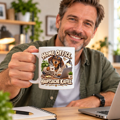 Büro Tasse Keramik 330 ml lustiger Spruch Geschenk Kollegen Homeoffice