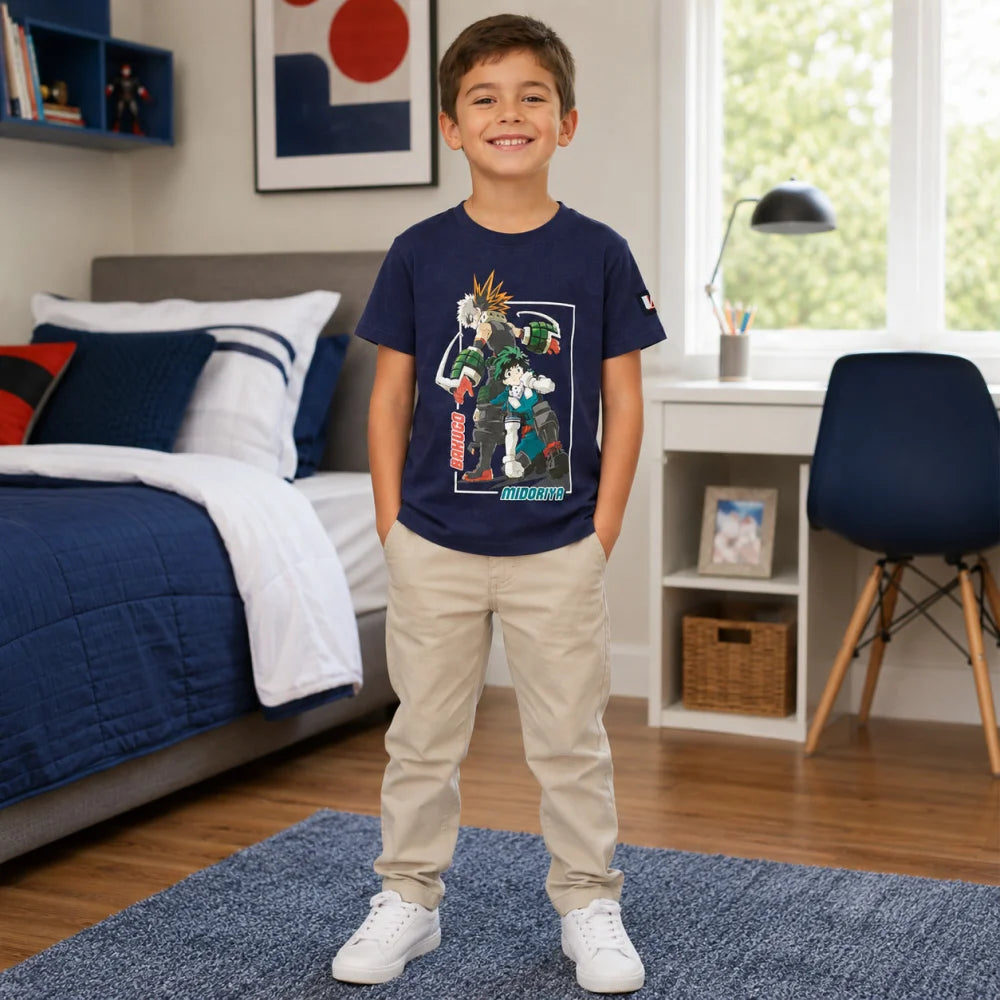 Anime My Hero Academia T-Shirt Kurzarm Shirt Gr. 152 100% Baumwolle - WS-Trend.de