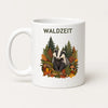 Waldzeit Dachs Tasse – Papercut Keramikbecher 325 ml