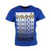 Minions T-Shirt Kurzarm Kinder Jungen Shirt 110-116 Blau  Schwarz 100% Baumwolle