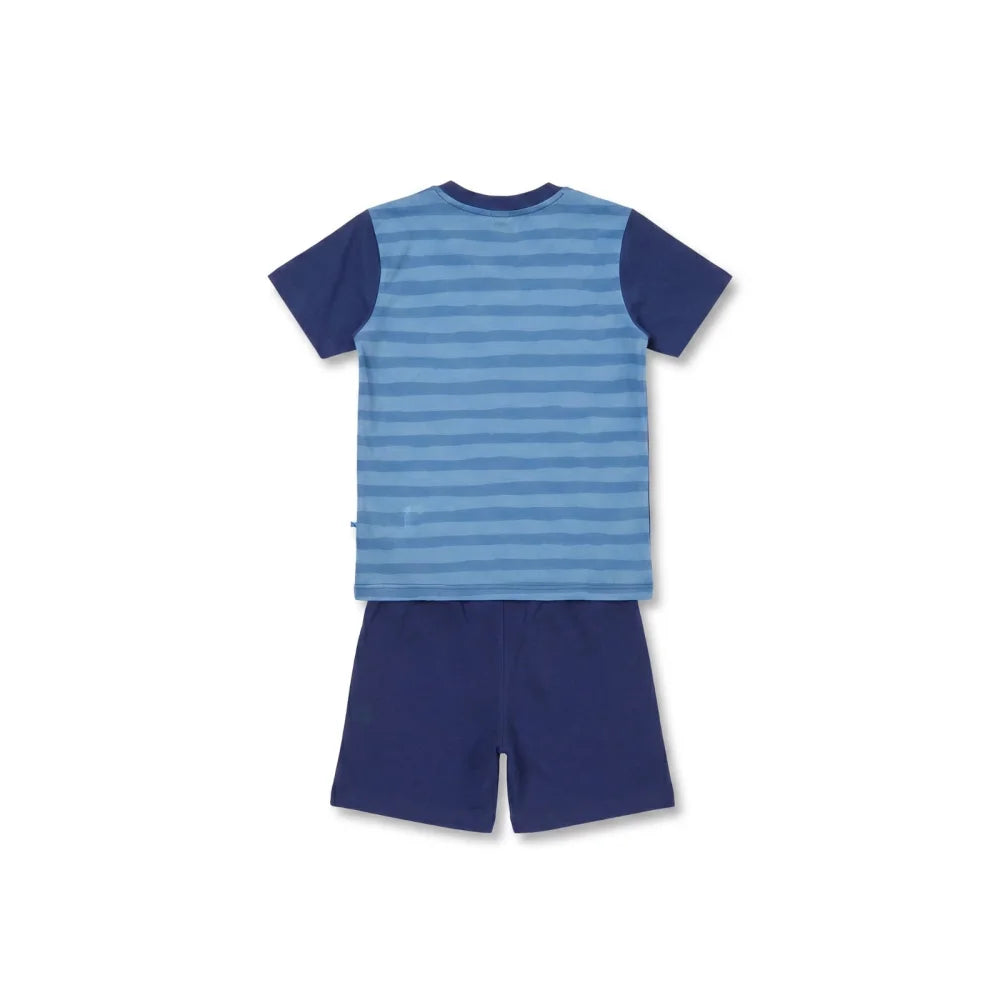 Disney Stitch Jungen Schlafanzug Pyjama Shirt Shorts Gr. 98-128 Baumwolle - WS-Trend.de