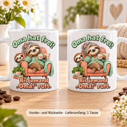WS-Trend Faultieroma Tasse 330 ml Geschenk für Oma mit lustigem Spruch - WS-Trend.de
