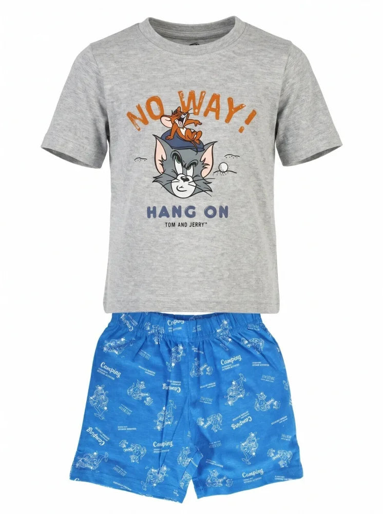 Tom und Jerry Jungen Kinder Pyjama Schlafanzug 98-128 Baumwolle - WS-Trend.de