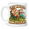 Camping Tasse Spruch Keramik 330 ml Geschenk Camper Wohnmobil Urlauber