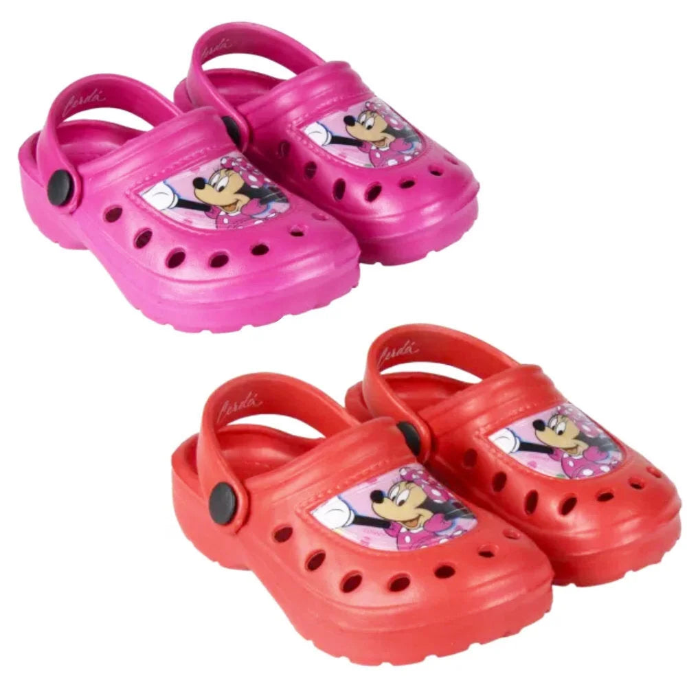 Disney Minnie Maus Mädchen Kinder Clogs Badeschuhe Latschen Gr. 28 bis 29 - WS-Trend.de