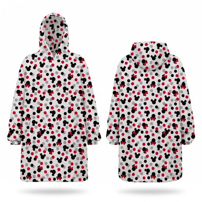 Disney Mickey und Minnie Kuschelponcho mit Kapuze Tasche S-L - WS-Trend.de