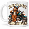 Motorrad Tasse Spruch Keramik 330ml Biker Geschenk beidseitig bedruckt
