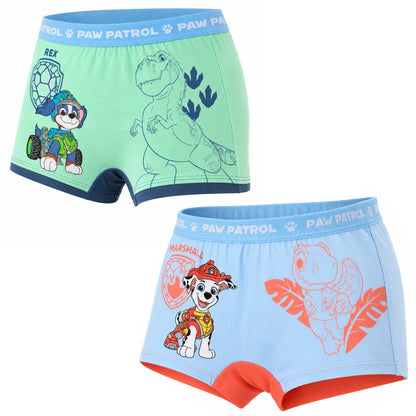Paw Patrol Dino Film Jungen Boxershorts Unterhose 2er Pack Gr. 98-128 - WS-Trend.de