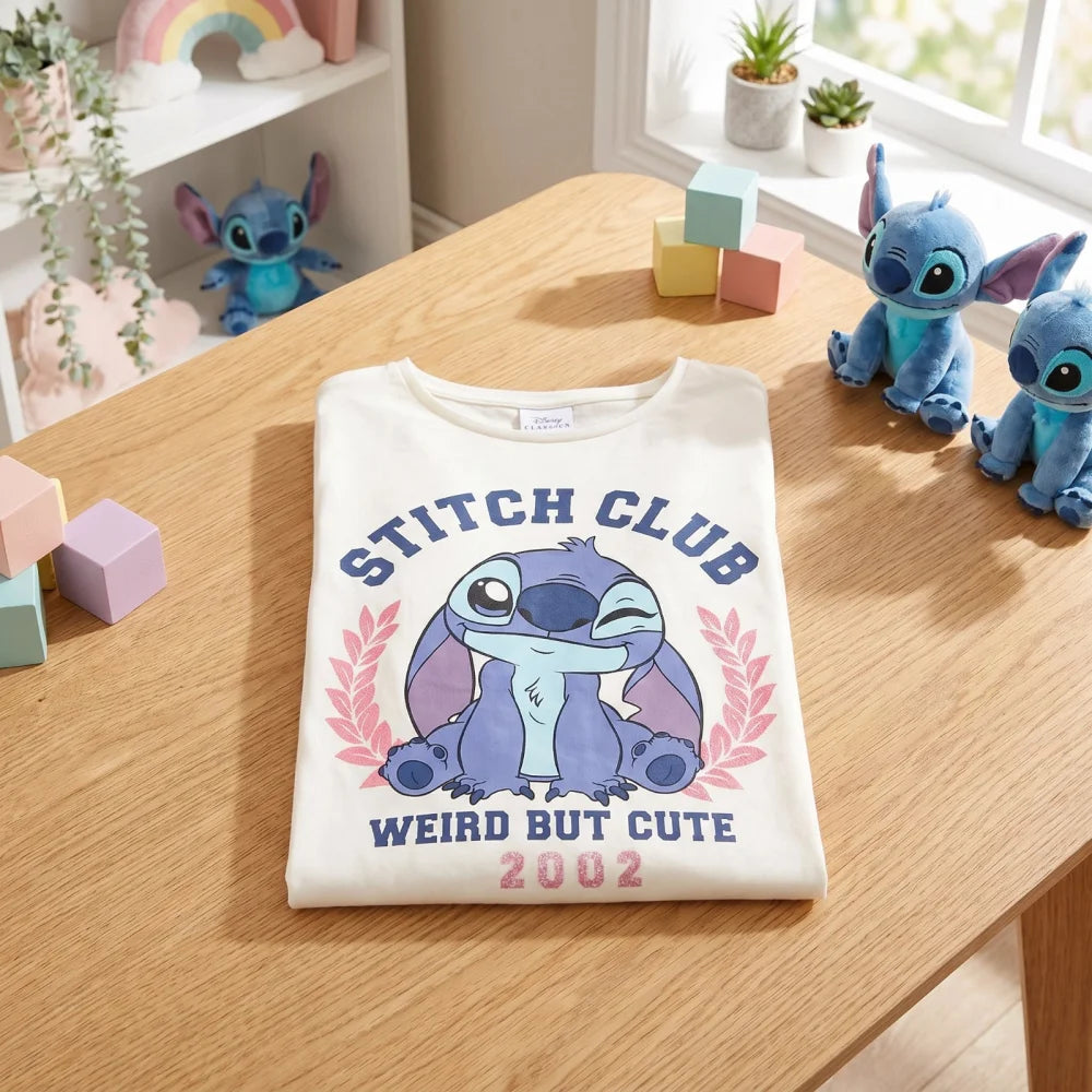 Disney Lilo und Stitch Kinder Mädchen Langarmshirt Shirt Gr. 98-128 - Baumwolle - WS-Trend.de