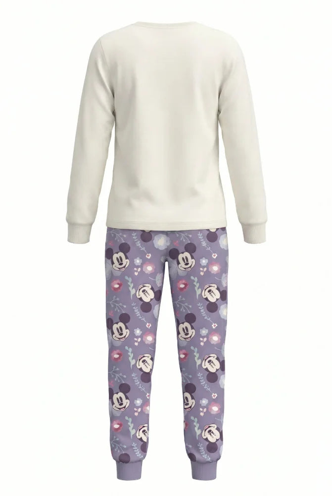 Disney Mickey Maus Kinder Schlafanzug Pyjama lang 104 - 134 Baumwolle - WS-Trend.de