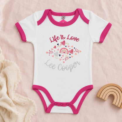 Strampler Lee Cooper 2-er Set Baby Kleinkind kurzarm Body Einteiler Gr. 56 - 92 - WS-Trend.de