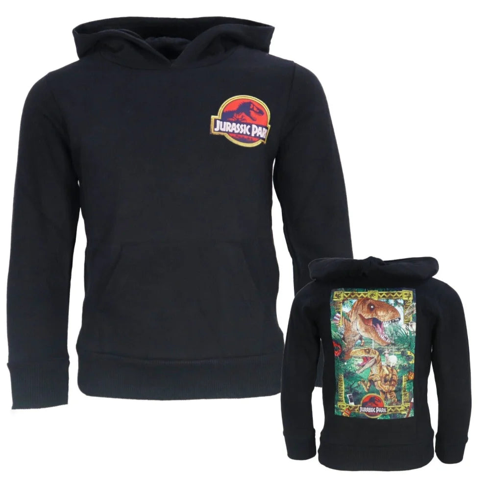 Kapuzenpullover Jurassic Park T-Rex Kinder Jungen Kapuzen Hoodie Pullover Gr. 104 - WS-Trend.de