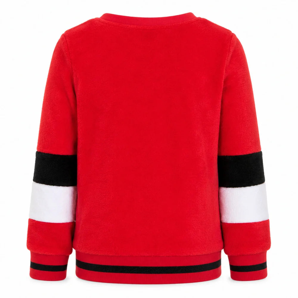 Miraculous Ladybug Kinder Fleece Pullover Sweater Rot Schwarz Gr. 104 - WS-Trend.de