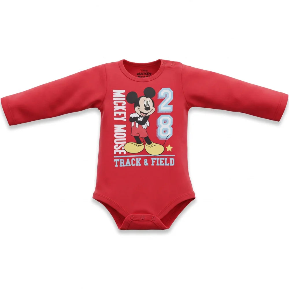 Disney Mickey Maus Baby Kleinkind langarm Body Strampler Gr.68 oder 80 - WS-Trend.de