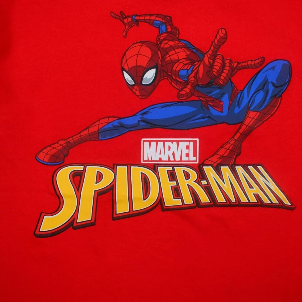 Marvel Spiderman Kinder Jungen T-Shirt Kurzarm Shirt Gr. 98 bis 128 Baumwolle - WS-Trend.de
