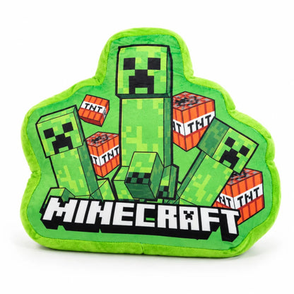 Minecraft Creeper und TNT 3D-Formkissen 35x30x5 cm - WS-Trend.de