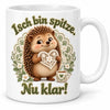 WS-Trend Vogtland Igel Tasse Sachsen-Humor Keramik 330 ml Geschenkidee