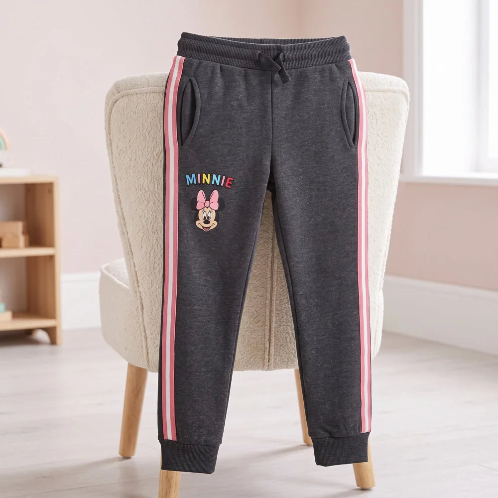 Disney Minnie Maus Kinder Jogginghose Sporthose Hose 104 bis 116 Rosa Grau - WS-Trend.de