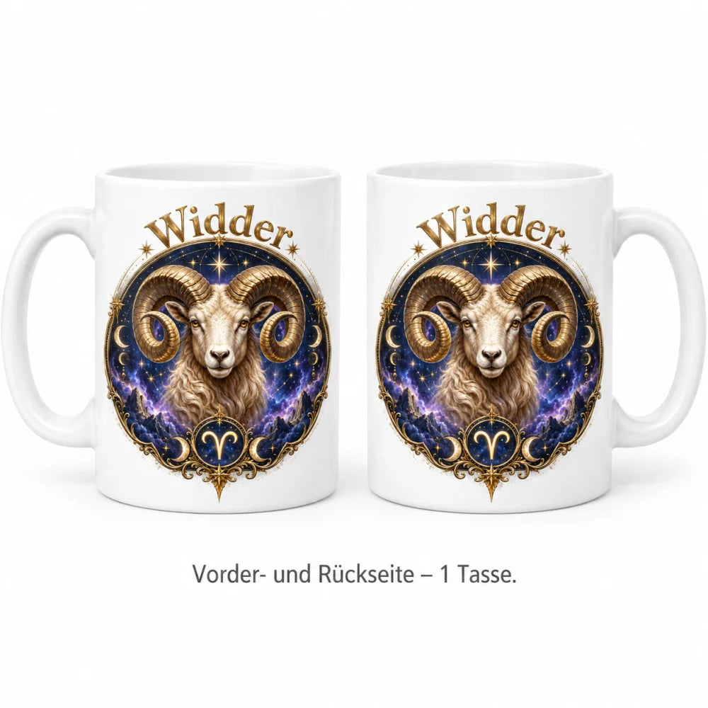 WS-Trend Sternzeichen Tasse Widder mystisch Keramik 330 ml Geschenk - WS-Trend.de