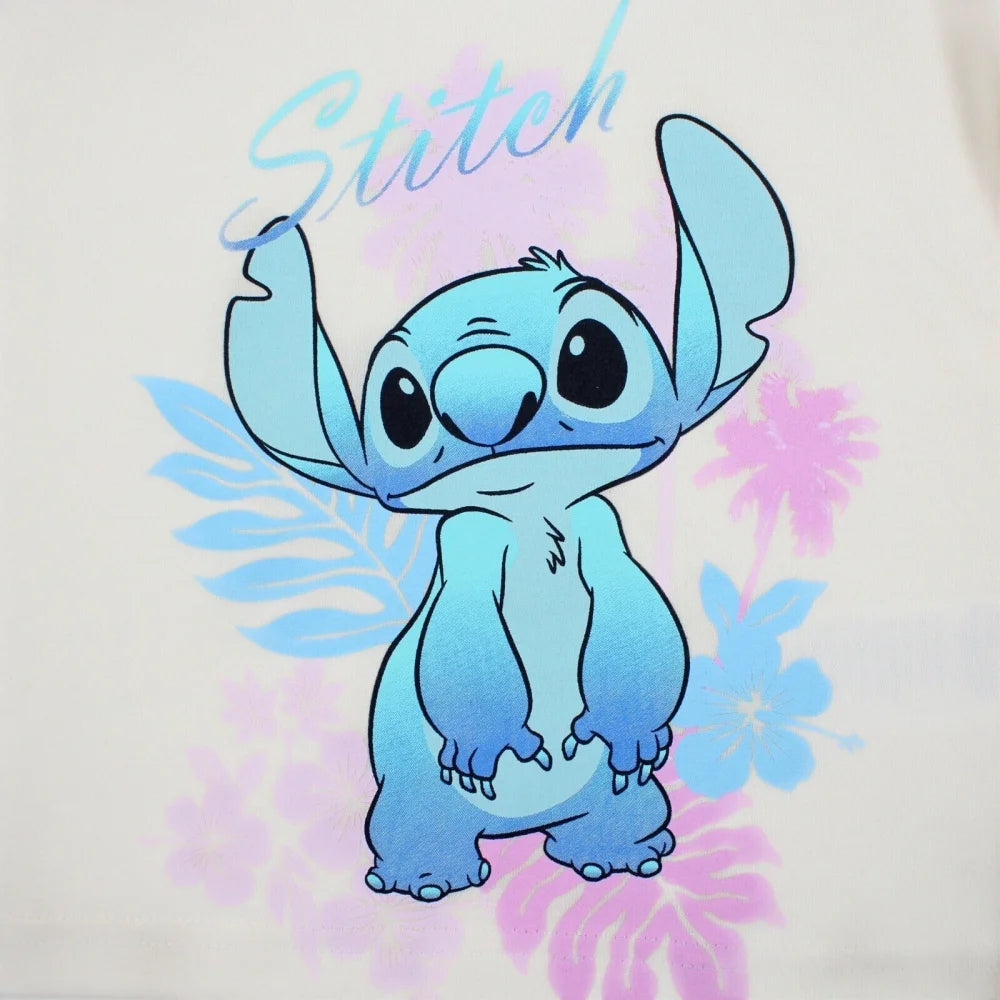 Disney Stitch Kinder Mädchen T-Shirt Kurzarm Shirt Gr. 98 bis 128 Baumwolle - WS-Trend.de