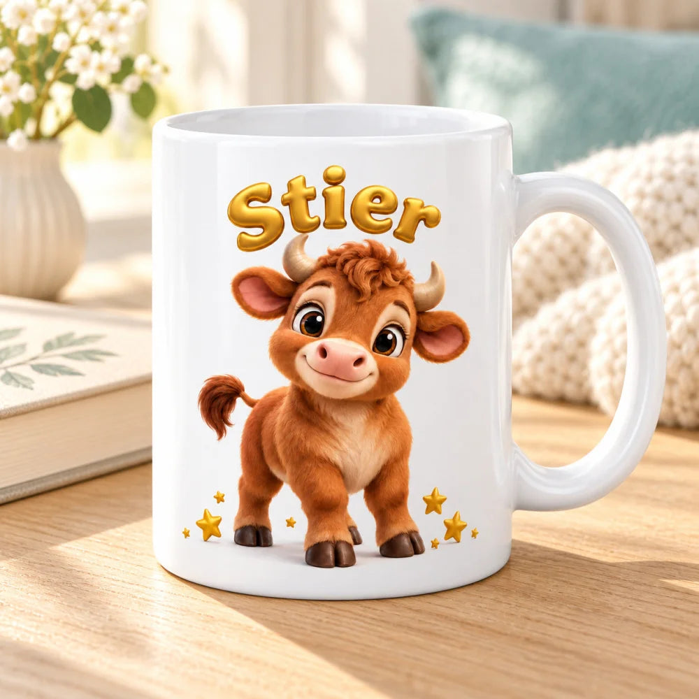 WS-Trend Sternzeichen Tasse Kinder Keramik 330ml Geschenk Motivauswahl - WS-Trend.de