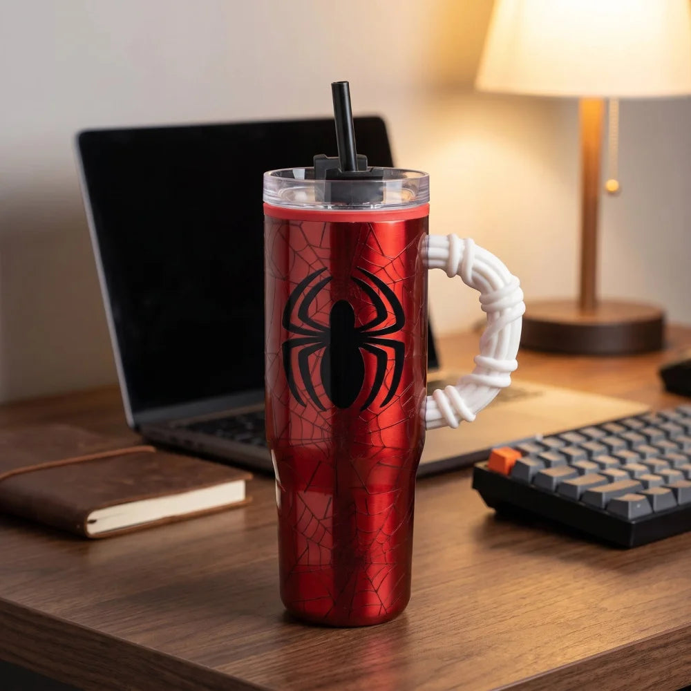 Marvel Spiderman Edelstahl XL Iso Kaffeebecher Thermobecher To-Go 770 ml - WS-Trend.de