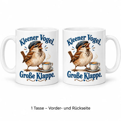 WS-Trend Berliner Spatz Tasse mit Spruch Keramik 330 ml für Kaffeefans - WS-Trend.de