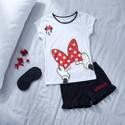 Minnie Maus Mädchen kurzarm Pyjama Shirt Shorts - WS-Trend.de