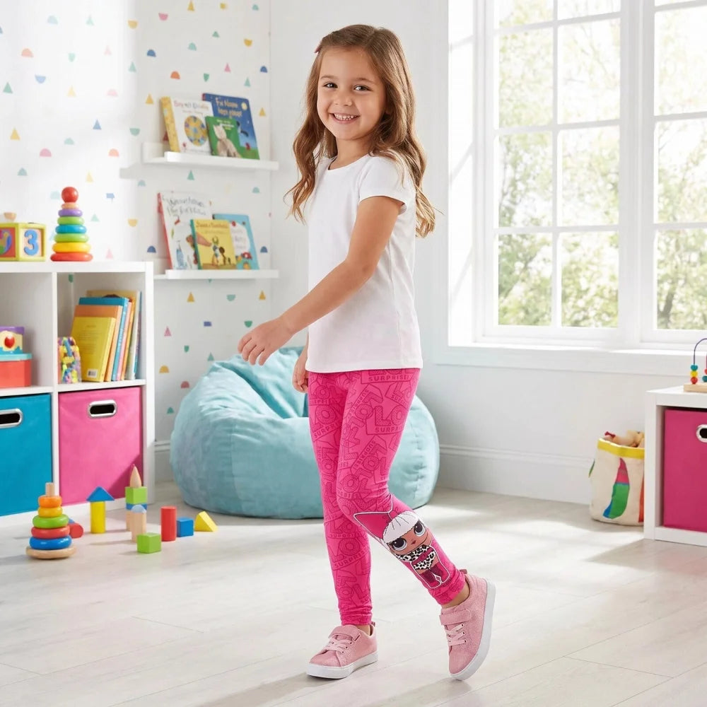 Kinder Leggings LOL Surprise Mädchen Jogginghose Capri 98 - 104 - WS-Trend.de