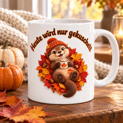 WS-Trend Herbst Tasse Otter mit Spruch Keramik 330 ml - WS-Trend.de