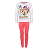 Disney Minnie Maus Daisy Kinder Schlafanzug Pyjama lang 100% Baumwolle Gr. 104-128