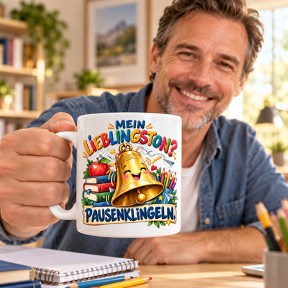 Lehrer Tasse Keramik 330 ml Geschenk Lehrerin Unterricht Spruch Kaffee