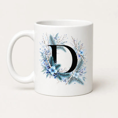 Winter Tasse A-Z Buchstaben 325 ml Keramik Geschenkidee personalisiert - WS-Trend.de