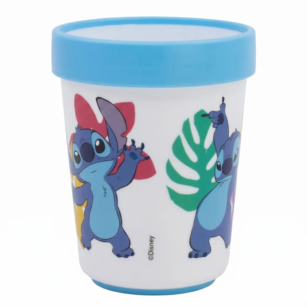 Disney Stitch Kinder Geschirr-Set 3 teilig Becher Teller Schüssel antirutsch - WS-Trend.de
