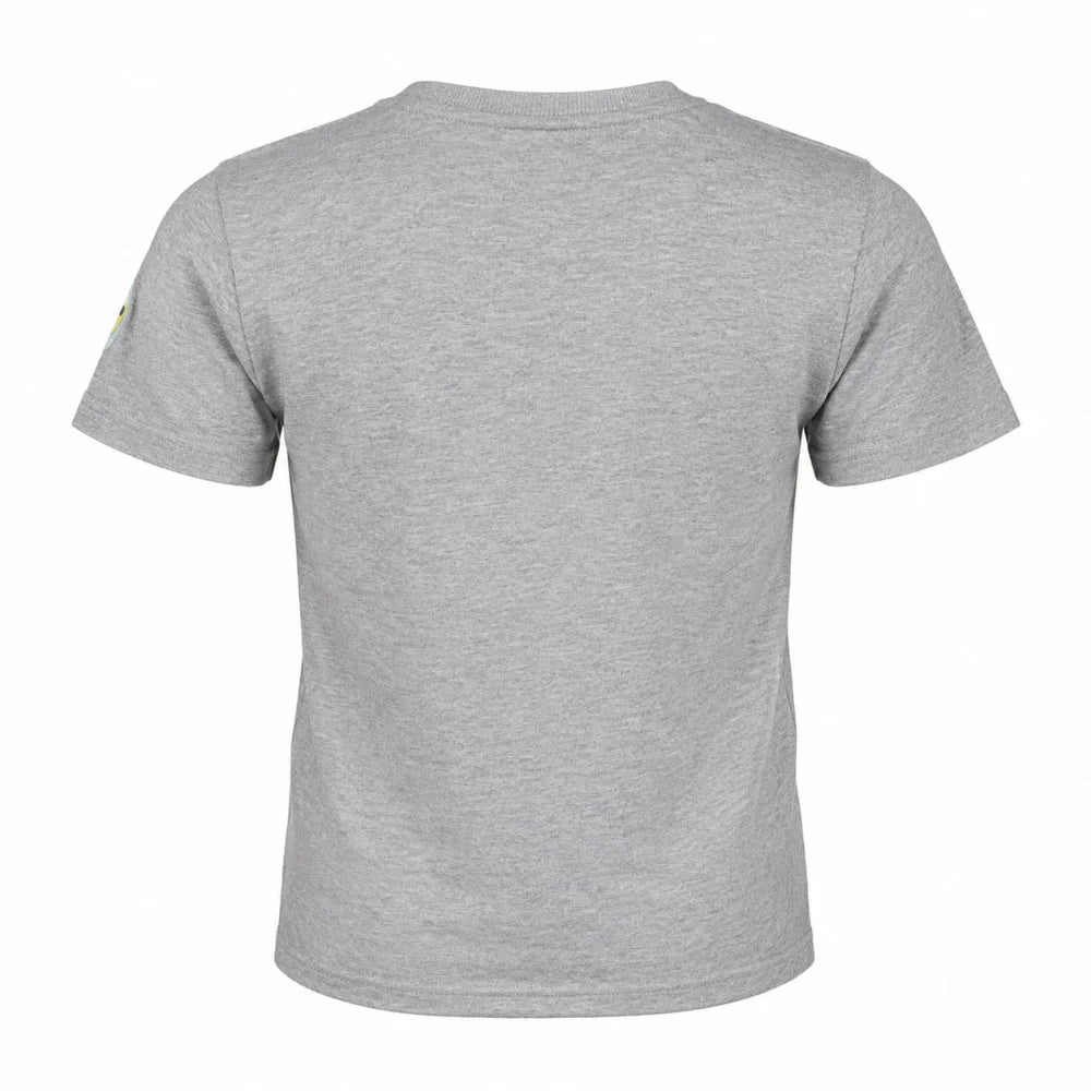 Print-Shirt PAW PATROL Chase Jungen T-Shirt kurzarm 98–128 Baumwolle Grau/Weiß - WS-Trend.de