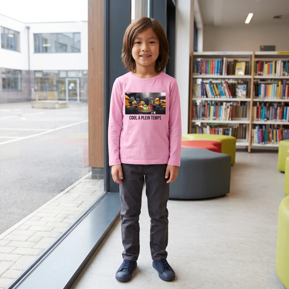 Print-Shirt Minions Kinder Mädchen T-Shirt Langarm Shirt 100% Baumwolle - WS-Trend.de