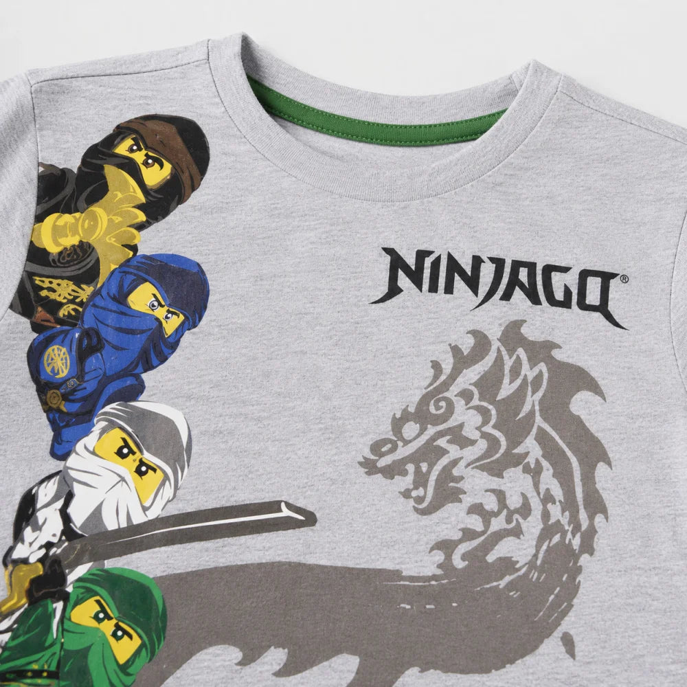 LEGO® Ninjago Jungen Kinder Pyjama Schlafanzug 98 -104 Kai Jay Zane Lloyd - WS-Trend.de