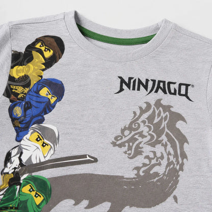 LEGO® Ninjago Jungen Kinder Pyjama Schlafanzug 98 -104 Kai Jay Zane Lloyd - WS-Trend.de